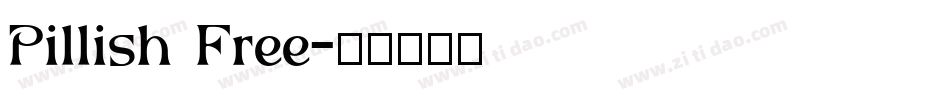 Pillish Free字体转换